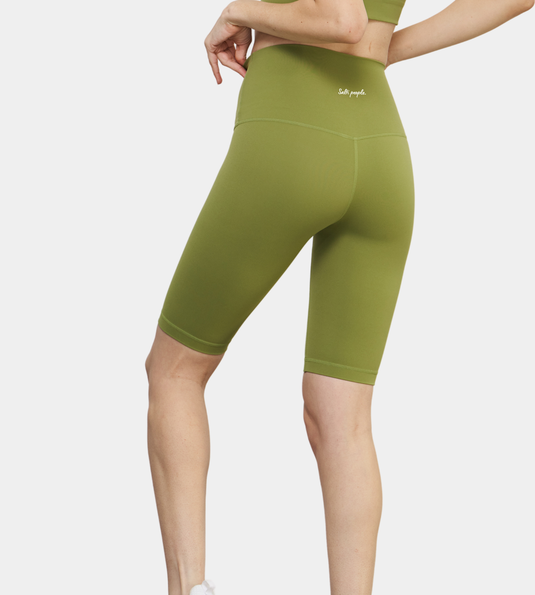 Everyday bike shorts: Matcha