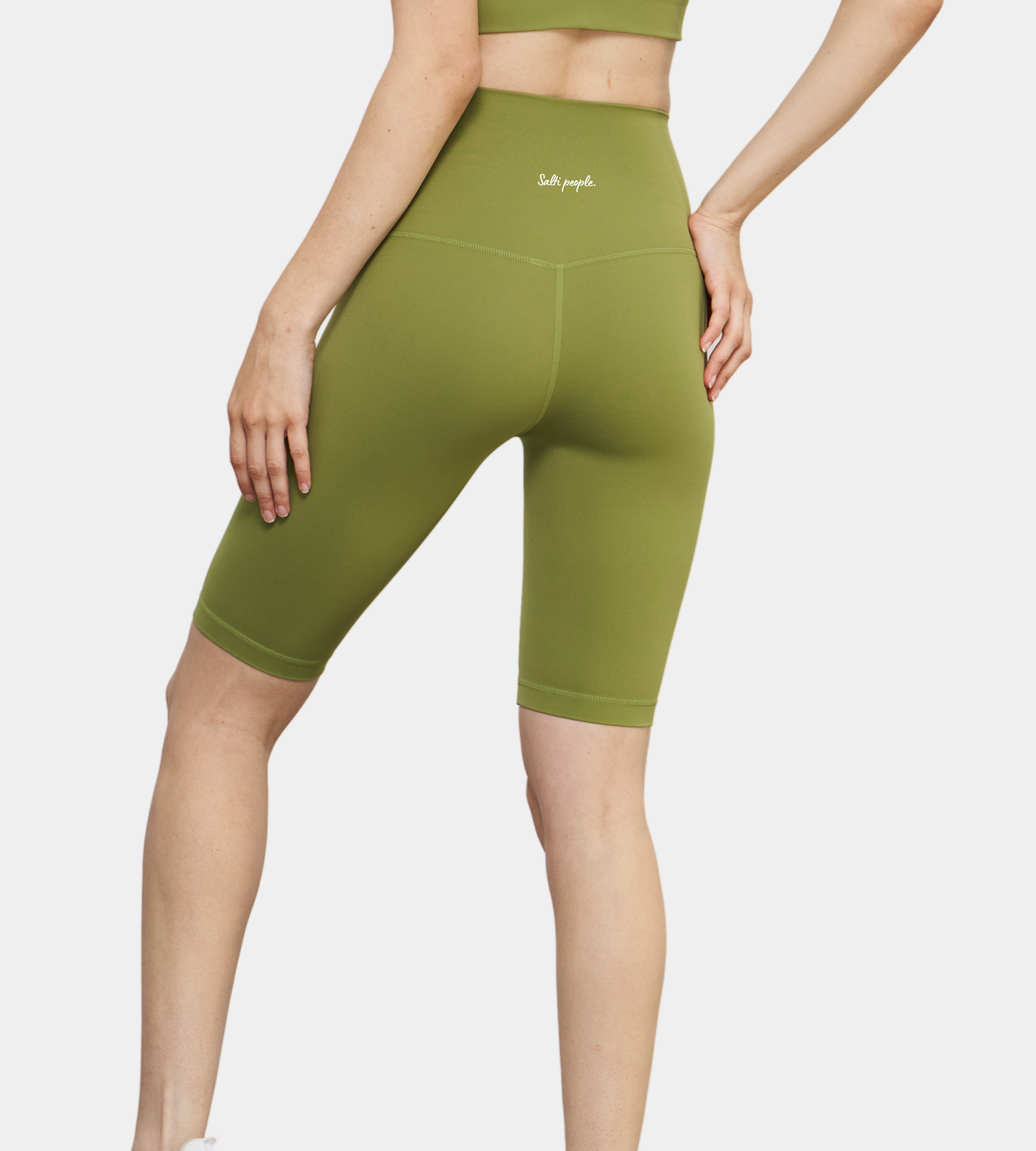 Everyday bike shorts: Matcha