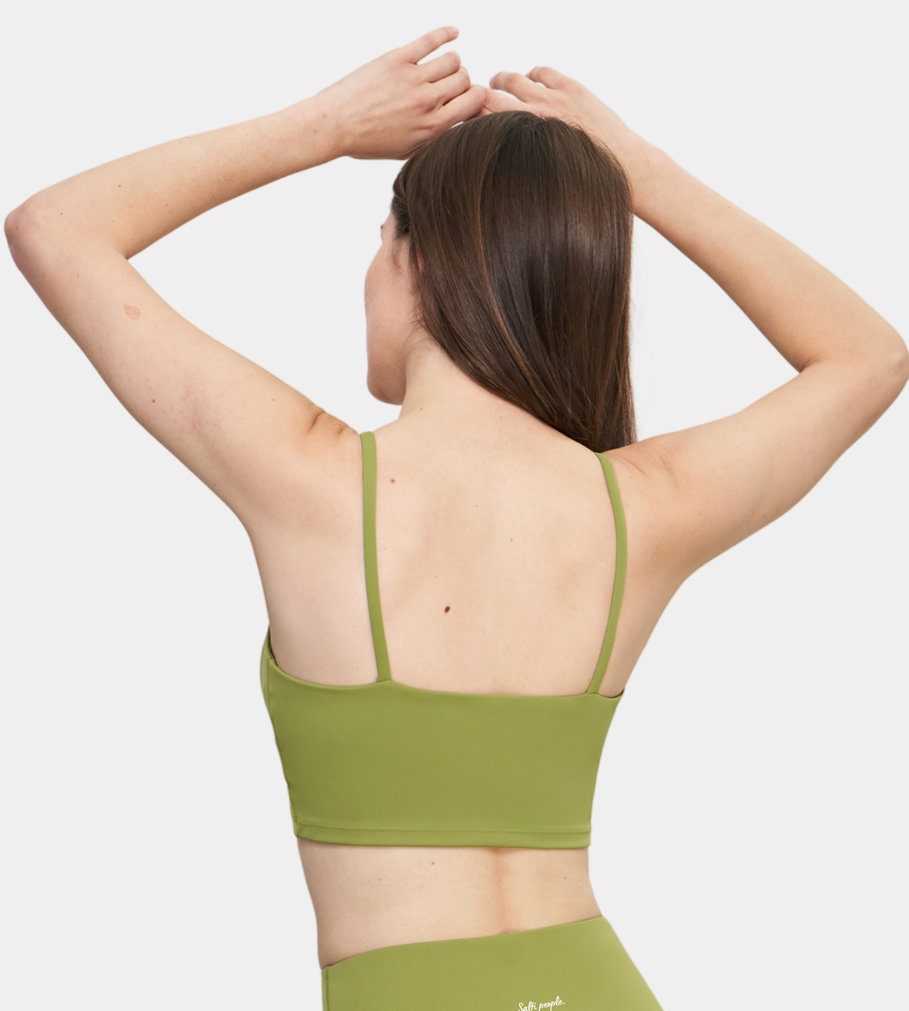 Women's Flow crop: Matcha