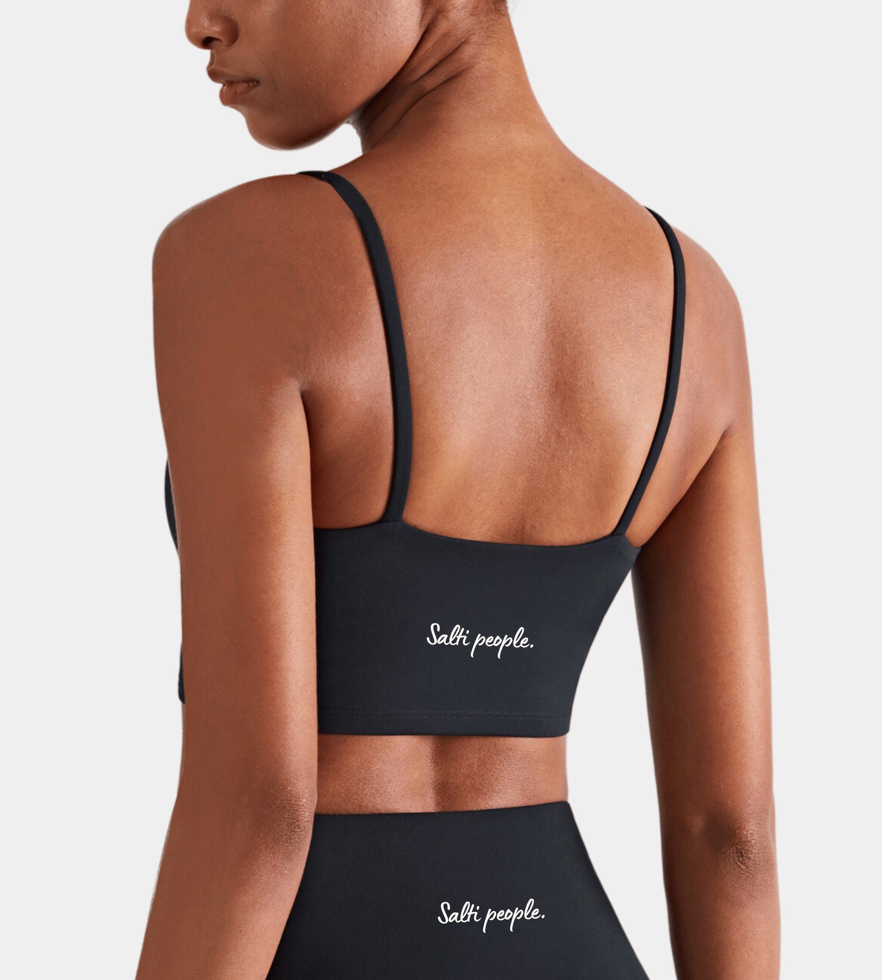 Women's Flow crop: Midnight